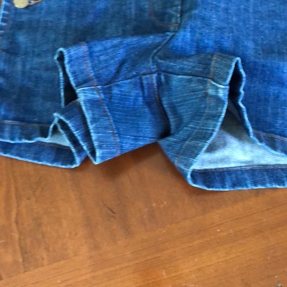 J Crew Women’s Denim Cruiser Shorts 12065 Blue Cotton Sailor Jean Shorts Size 6 - Picture 5 of 7